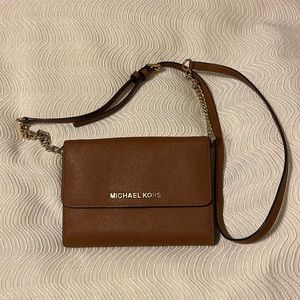 Michael Kors Chain Link Saffiano Leather Crossbody